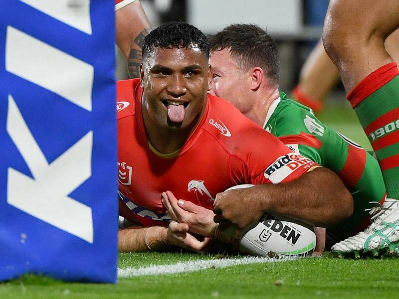 Dolphins prop Tevita Pangai Junior will face former club Penrith in red-hot form. Photo: Jono Searle/AAP PHOTOS