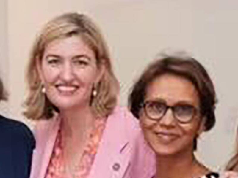 Minister Shannon Fentiman and Professor Gita Mishra (right), who helped develop the strategy survey. (HANDOUT/QENDO)