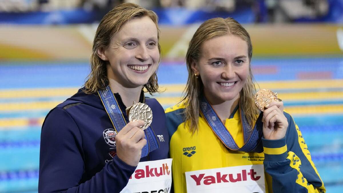 Ariarne Titmus will resume her fabled rivalry with Katie Ledecky in Paris. (AP PHOTO)