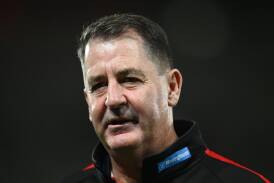 Ross Lyon isn't impressed with the AFL's attempt at greater clarity on contentious rulings. (Joel Carrett/AAP PHOTOS)