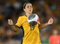 Matildas midfielder Katrina Gorry has recovered from an ankle injury to play in her second Olympics. (James Ross/AAP PHOTOS)