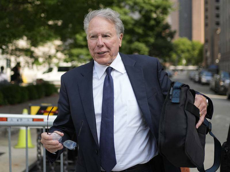 Former NRA CEO Wayne LaPierre didn't respond to questions as he left the courtroom after the ruling. Photo: AP PHOTO