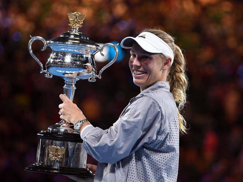 Ex-Australian Open champion Caroline Wozniacki has been granted a wildcard for the 2024 tournament. (Lukas Coch/AAP PHOTOS)