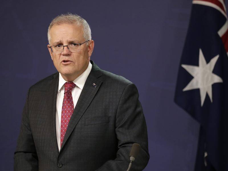 Scott Morrison has used a speech in Taiwan to call for a review of Australia's one China policy. (AP PHOTO)