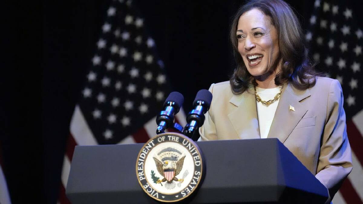 Donations have poured in since Kamala Harris became the presumptive Democratic candidate. (AP PHOTO)