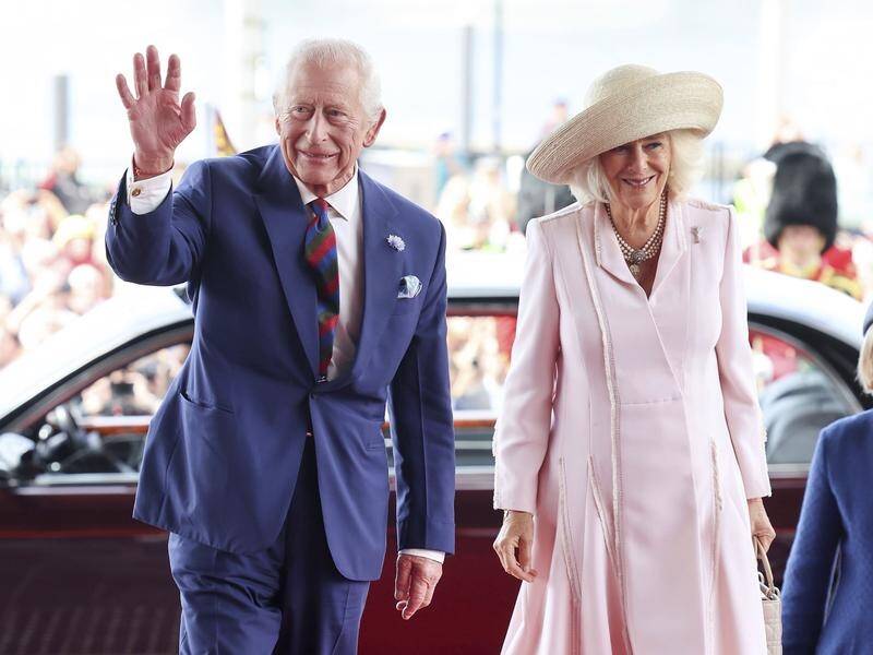 Britain's King Charles III and Queen Camilla will visit the ACT and NSW in October. (AP PHOTO)