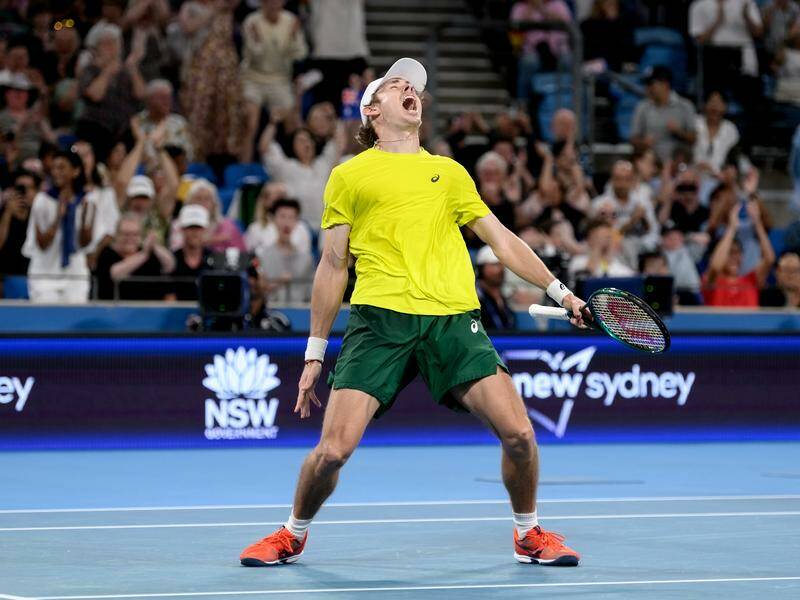 Alex De Minaur has agonisingly withdrawn from Australia's Olympic singles play. Photo: Steven Markham/AAP PHOTOS