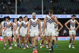 The Dockers face some soul-searching after being thumped by the Western Bullogs. (James Ross/AAP PHOTOS)