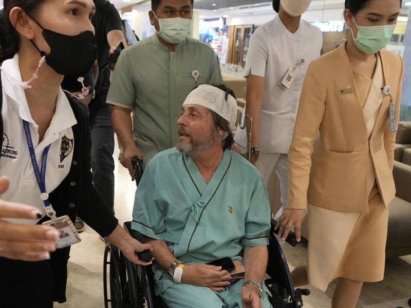 Australian Keith Davis and his wife are among the Singapore Airlines passengers in Thai hospitals. (AP PHOTO)
