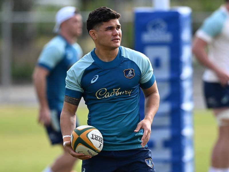 Noah Lolesio can't wait to represent the Wallabies again after a near three-year absence. (Darren England/AAP PHOTOS)
