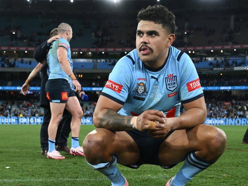Latrell Mitchell is in serious doubt for the State of Origin decider in Brisbane on July 17. (Joel Carrett/AAP PHOTOS)