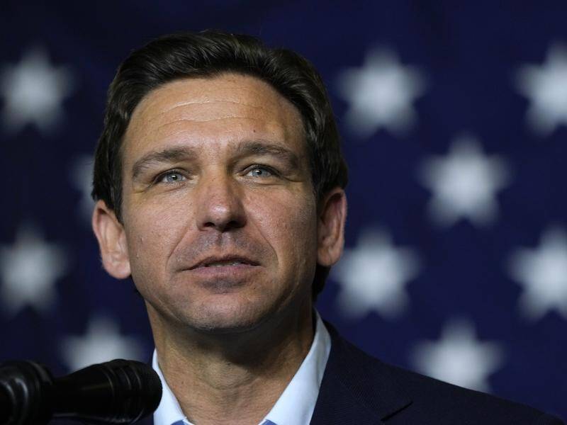 Republican presidential candidate Ron DeSantis has been using AI images of Joe Biden in his ads. (AP PHOTO)