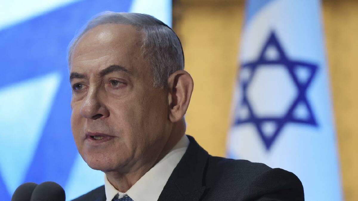 Israeli Prime Minister Benjamin Netanyahu will address the US Congress on Wednesday. (AP PHOTO)