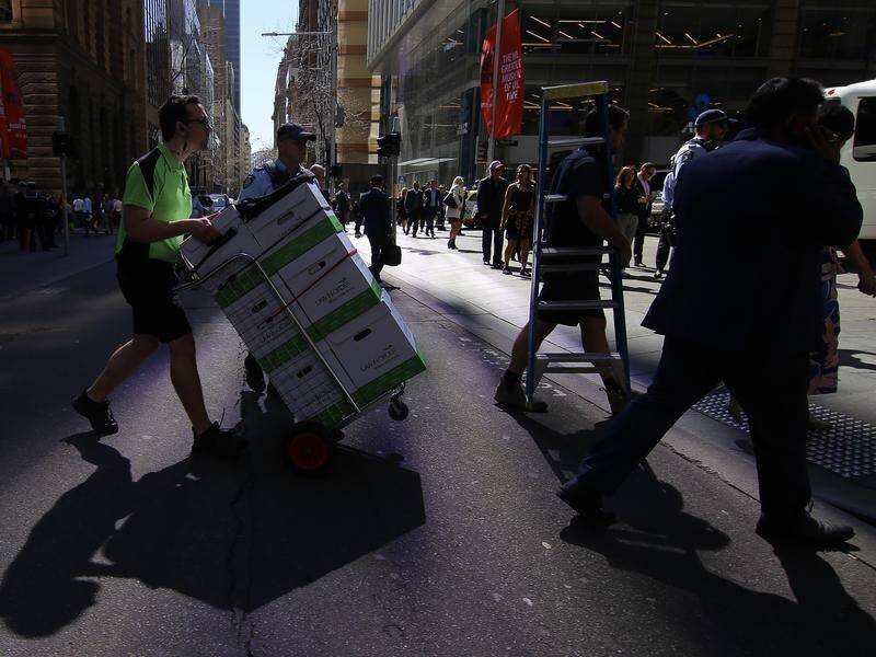 Economic growth in Australia has slowed as interest rate hikes take effect. (Steven Saphore/AAP PHOTOS)