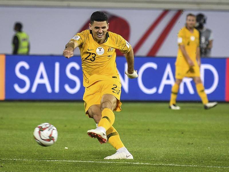 Tom Rogic remains in the frame for the World Cup, says Socceroos coach Graham Arnold. (AP PHOTO)