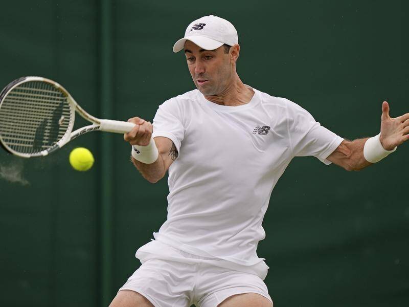 Jordan Thompson beat Brandon Nakashima at Wimbledon in 2023 - and aims to repeat the trick. (AP PHOTO)