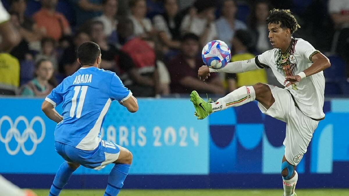 Israel and Mali have played out a 1-1 draw in their opening Olympic soccer match in Paris. (AP PHOTO)