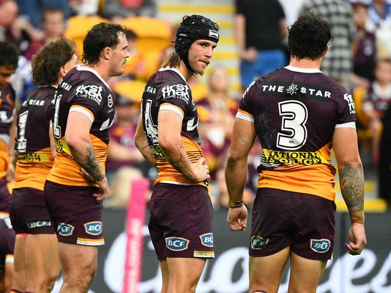 Brisbane joined Souths as unlikely finals contenders after losing to Canterbury. Photo: Jono Searle/AAP PHOTOS