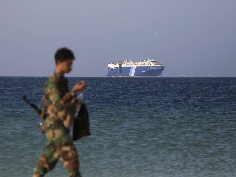 The Houthis have fired missiles and drones at Israel and attacked vessels transiting the Red Sea. (EPA PHOTO)