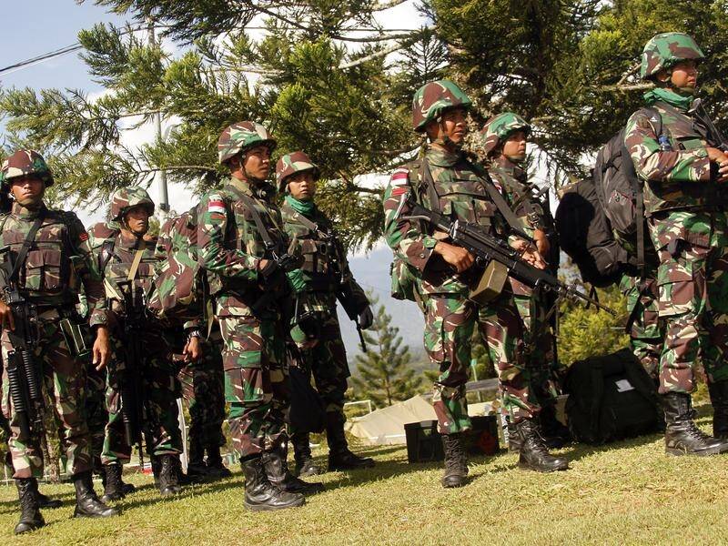 Indonesia's military has dismissed a claim by West Papua rebels that 15 troops were killed. (EPA PHOTO)
