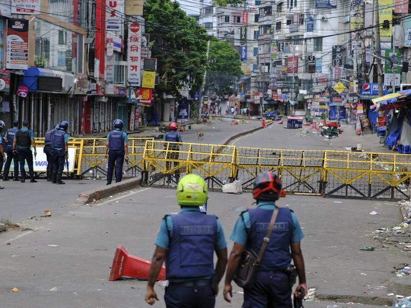 A curfew remains in place in Bangladesh after violence during protests left 139 people dead. Photo: AP PHOTO