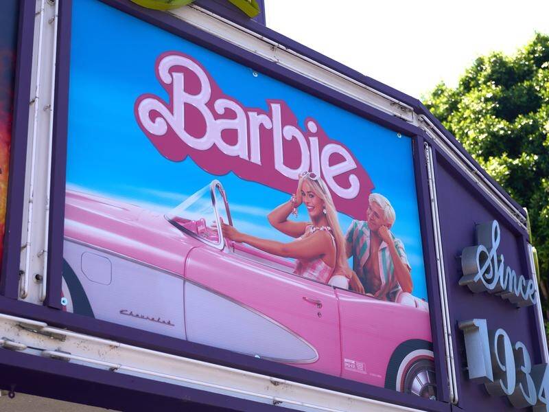 The Barbie movie has has topped $A1.5 billion in box office sales worldwide since its July 21 debut. (EPA PHOTO)