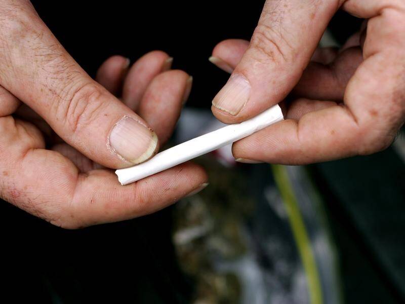 Cannabis is still the most popular illicit drug in Australia, according to a new report. (Paul Miller/AAP PHOTOS)