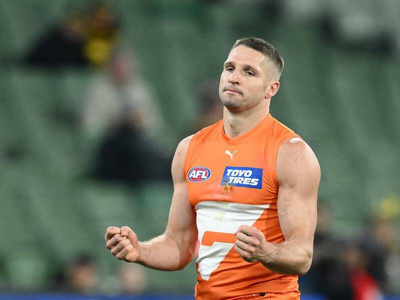 Jesse Hogan says the Giants savour every opportunity they get to play at the MCG. Photo: Joel Carrett/AAP PHOTOS