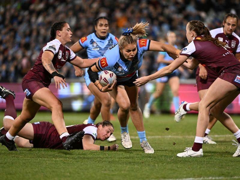 The women's State of Origin series will take place in Sydney and Townsville in June. (Mick Tsikas/AAP PHOTOS)