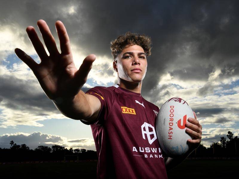 Reece Walsh has been selected to debut at fullback for Queensland in State of Origin I. (Darren England/AAP PHOTOS)
