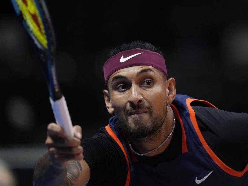 Wimbledon finalist Nick Kyrgios is the top local hope at next month's Australian Open. (AP PHOTO)
