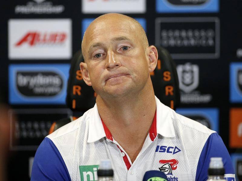 Nathan Brown's coaching tenure at the Newcastle Knights ended on Tuesday.