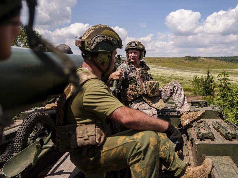 Ukrainian soldiers in the country's east have faced the most intense fighting with Russian forces. (AP PHOTO)