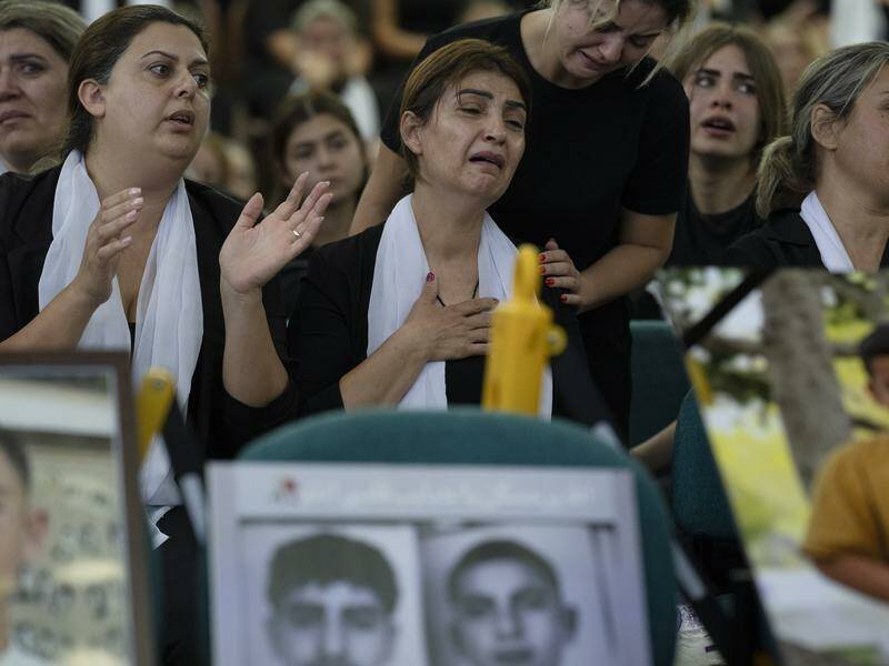 The Druze community has mourned those killed in a deadly rocket strike in the Golan Heights. Photo: AP PHOTO