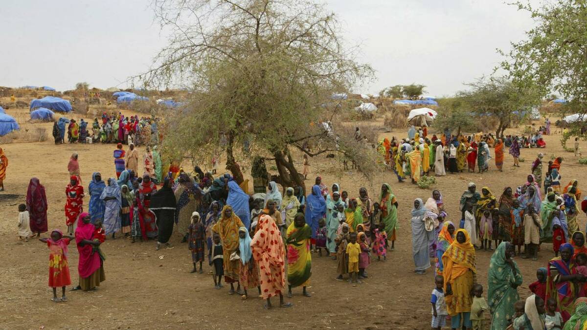 The UN says nearly 25 million people - half of Sudan's population - need aid, and famine is looming. (AP PHOTO)