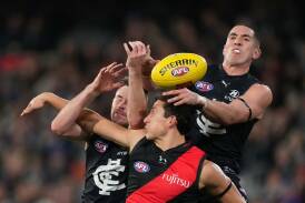Carlton will look to sharpen up their defence when they take on North Melbourne. Photo: Scott Barbour/AAP PHOTOS