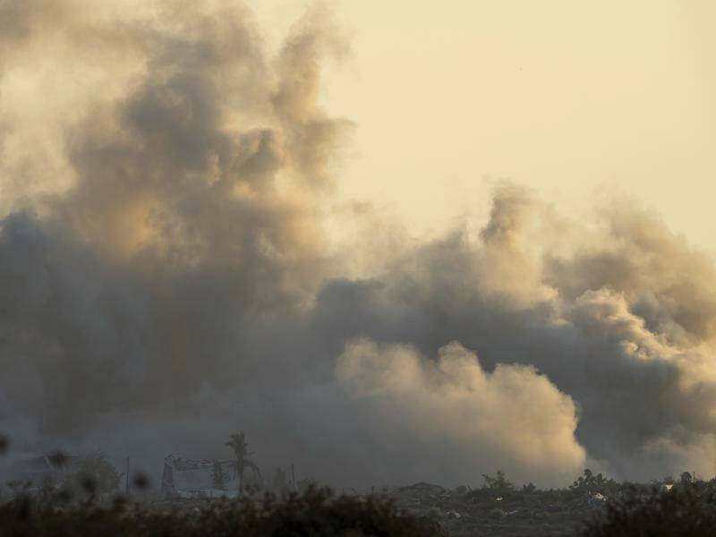 The latest Israeli attacks destroyed homes in towns east of Khan Younis in southern Gaza. Photo: AP PHOTO