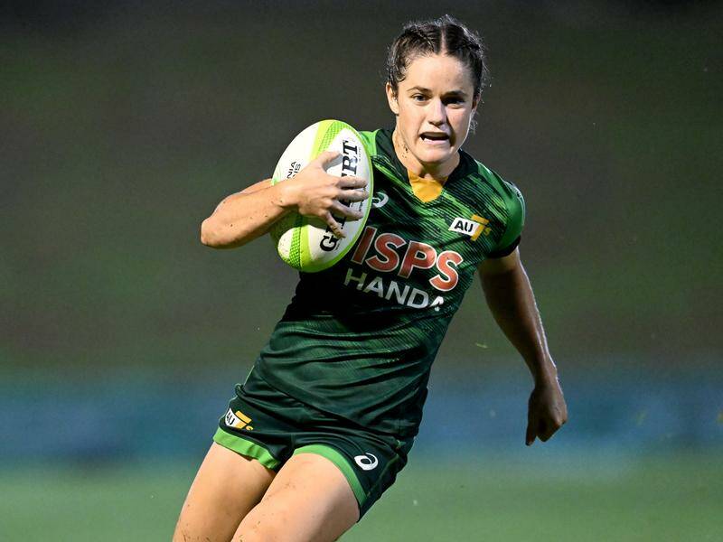 Dominique Du Toit is dreaming of winning Olympic gold before quitting Australia's sevens program. Photo: Darren England/AAP PHOTOS