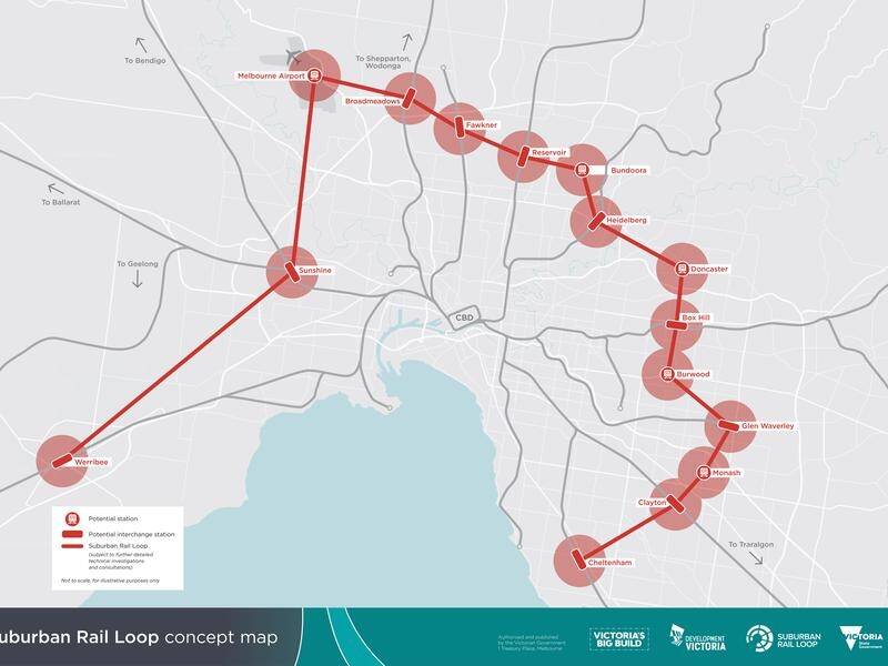 Melbourne's new Suburban Rail Loop will have its own line to allow smaller, faster high-tech trains.
