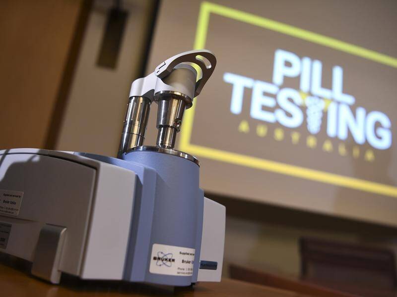 Canberra's pill-testing service has been extended for the next three years. (Lukas Coch/AAP PHOTOS)