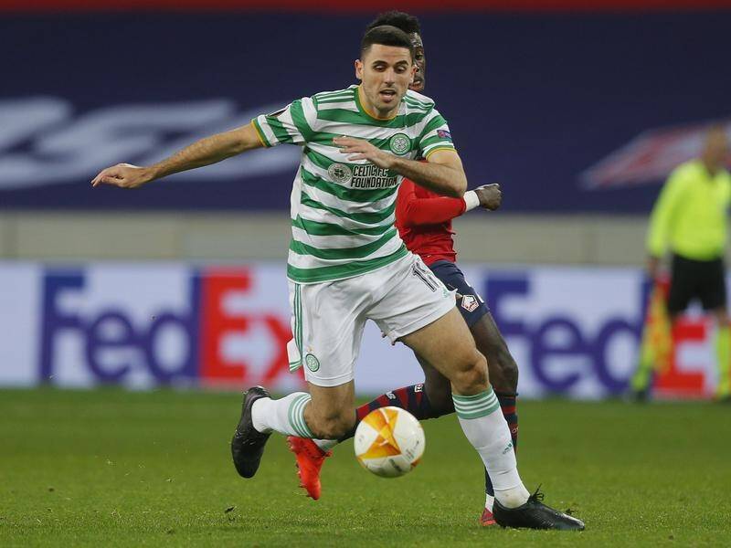 Former Celtic star Tom Rogic produced a fine finish to record his first goal for new club West Brom. (AP PHOTO)