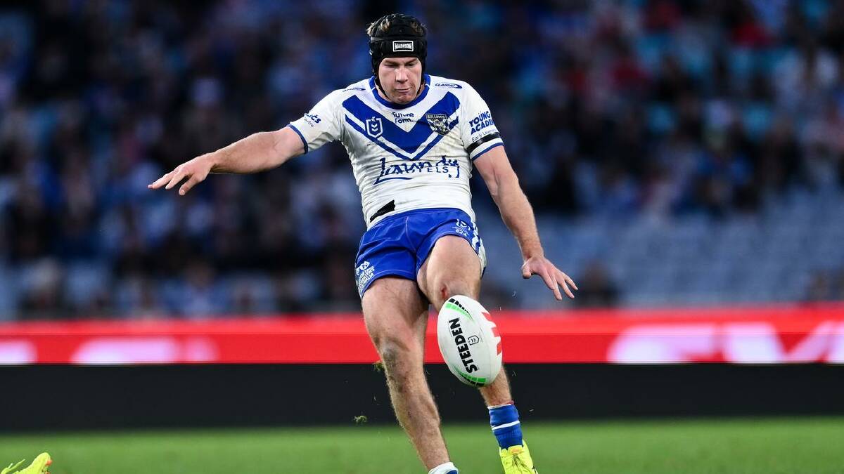 Matt Burton will be a key player for the Bulldogs in the NRL clash with the Broncos. (Steven Markham/AAP PHOTOS)