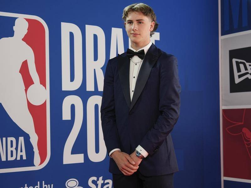 Rising Australian basketball star Johnny Furphy was selected at pick No.35 in the NBA draft. (AP PHOTO)