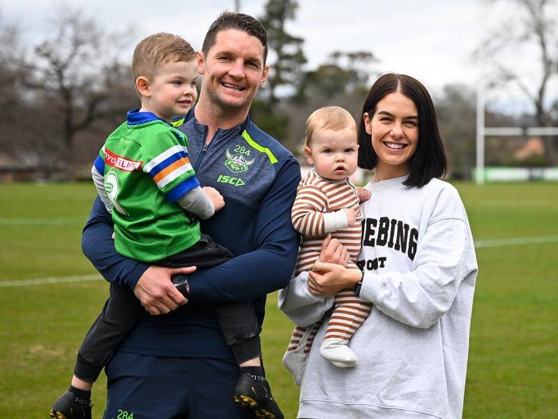 More family time and less aching is part of the reason 2023 will be Jarrod Croker's last in the NRL. (Lukas Coch/AAP PHOTOS)