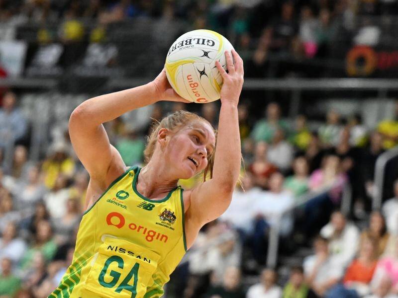 Steph Wood has shone for Australia in a Constellation Cup-clinching win over New Zealand. (Dave Hunt/AAP PHOTOS)