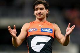 GWS's Toby Bedford was one of two AFL players to controversial have their bans overturned on appeal. Photo: Steven Markham/AAP PHOTOS