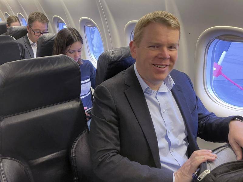 Prime Minister Chris Hipkins is hopeful of picking up votes from New Zealanders in Australia. (AP PHOTO)