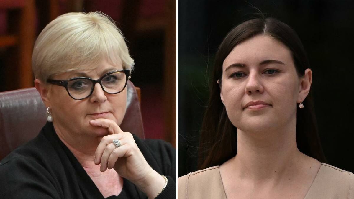 Senator Linda Reynolds is suing Brittany Higgins for defamation over a series of social media posts. (Mick Tsikas/AAP PHOTOS)