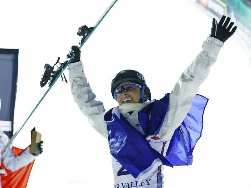Danielle Scott has joined a long list of Australian women to win the World Cup aerial skiing title. (AP PHOTO)