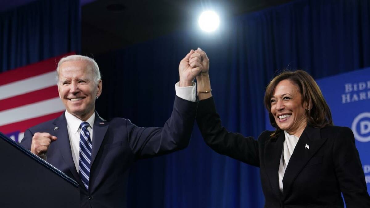 President Joe Biden withdrew from the race amid questions about his age and health. (AP PHOTO)